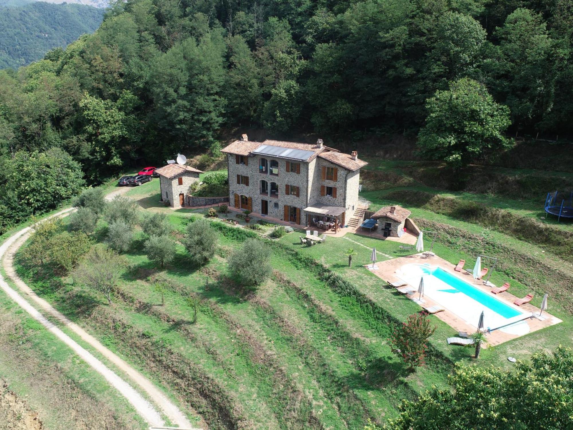 Villa Casa Bachella Bagni di Lucca Exterior foto