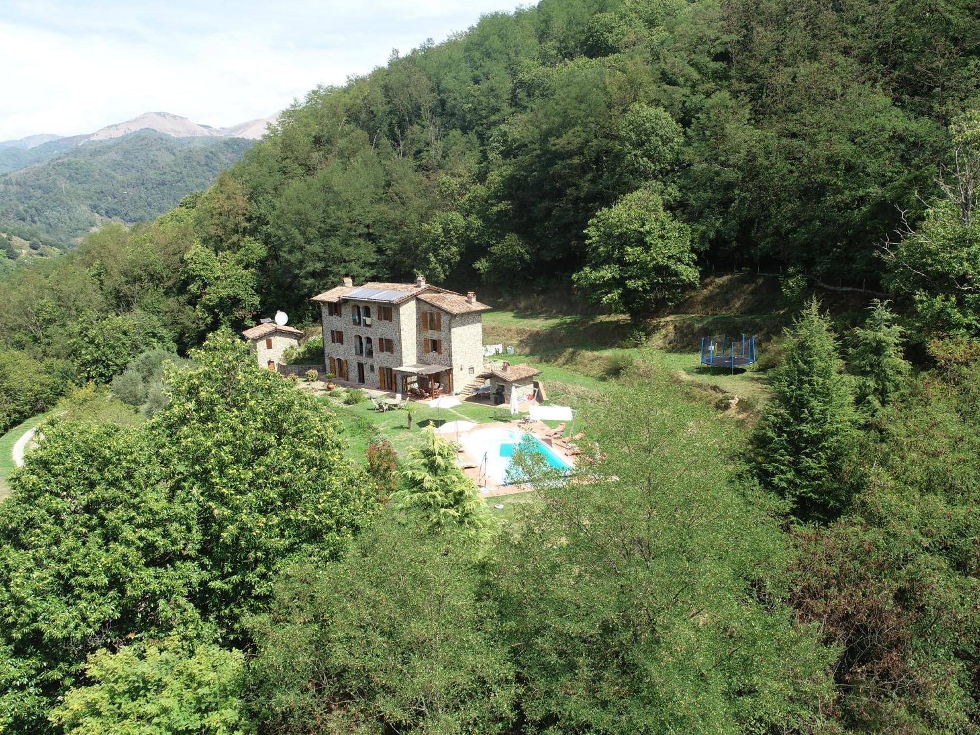 Villa Casa Bachella Bagni di Lucca Exterior foto